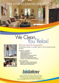 For your Cleaning and Fumigation Services: Bidatow Associates Ltd.